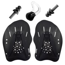 American Vsideea Hand Webbing Swimming Tool Diving Paddle Water Palm Waterproof Earplugs Nose Clip Swimming God