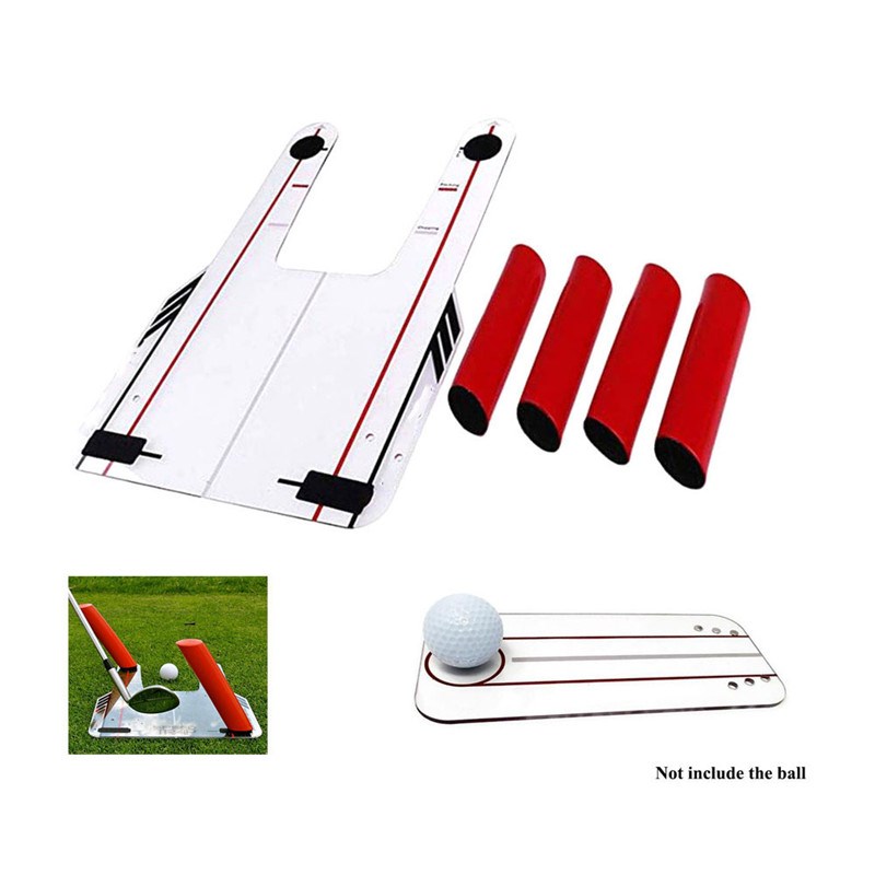 4 Red Speed Rods  Mirror Golf Speed Trap Base Golf Swin - 图1