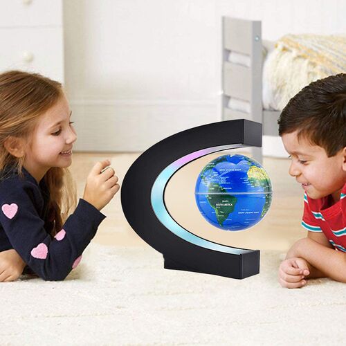 Novelty Magnetic Levitation Globe LED World Map Magnetic Lev - 图3