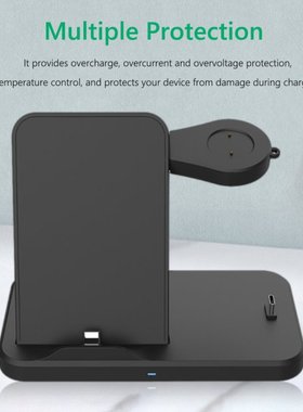 Mobile Phone Smart 3 in 1 Earbuds Watch Charger Charging Doc