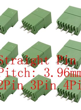 HT3.96 3.96mm Pitch PCB Screw Terminal Blocks Connector 2 Pi