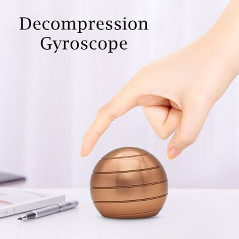 38mm Decompression Rotating Spherical Gyroscope Desktop Offi-图2