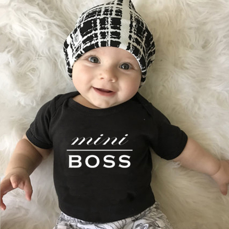 Newborn Baby Boys Girls Cotton Bodysuit Short Sleeve Mini - 图3