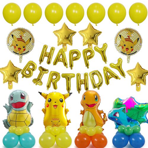 1set Pikachu Pokemon Go Jenny Turtle oons Birthday Party Dec - 图1