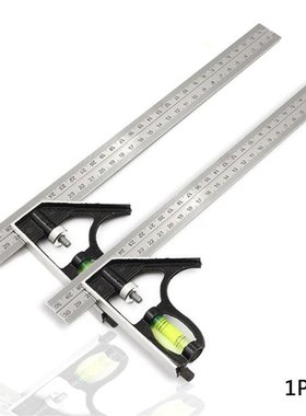 300Mm Square Angle Ruler Adjustable Combination 45 / 90 Degr