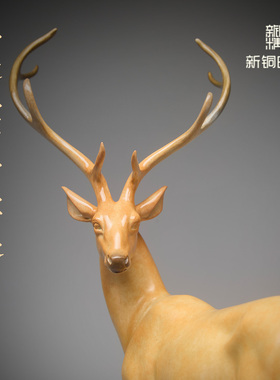 性价比推荐！赠刻字宜送礼鹿摆件