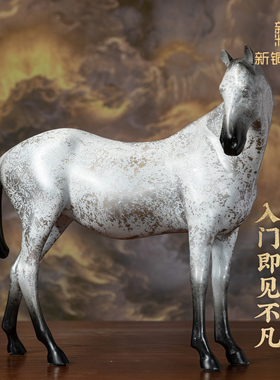 【福利抢】纯铜黄铜白马手工摆件