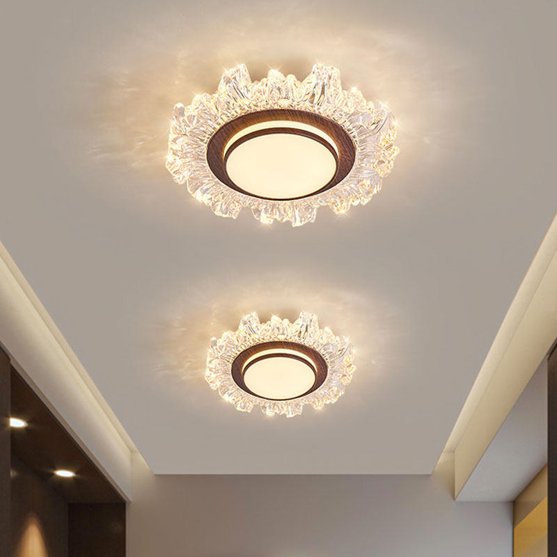 阳台灯过道灯走廊玄关入户高级感中古风衣帽间花朵花瓣led吸顶灯b,淘宝优惠券,粉丝福利购,淘宝优惠卷