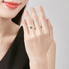 S925 silver inlaid with grade A jadeite