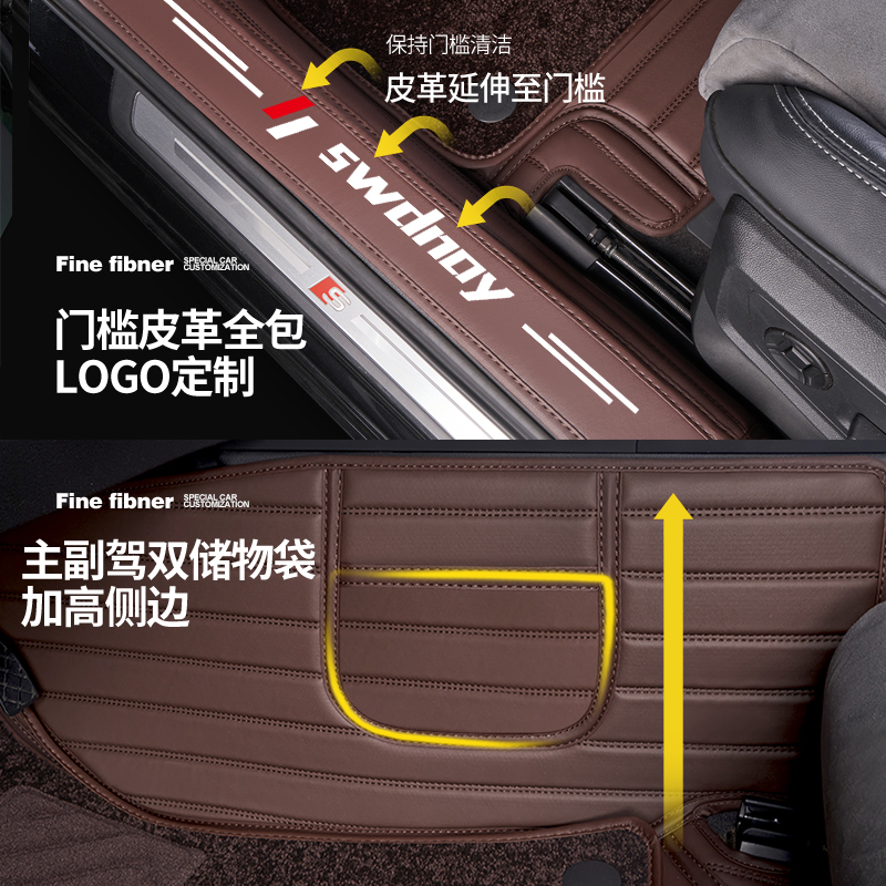 英菲尼迪专用全包围汽车脚垫qx50脚踏垫q50 q70 qx60 fx35g25qx70 - 图1