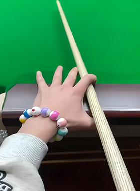 【七夕礼物】diy台球手串珠子手链送男友实用高级纪念意义