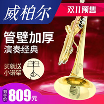 Weiplatz trumpet instrument downfall B tone cuprum bronze pipe music beginner test performance level pipe band VTR-125