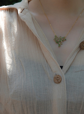 Palnartpoc手作南五味子吊坠项链