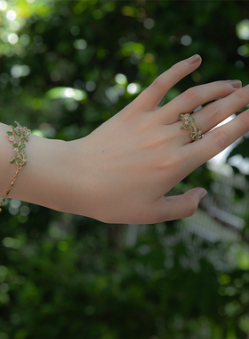 Palnartpoc手工南五味子戒指