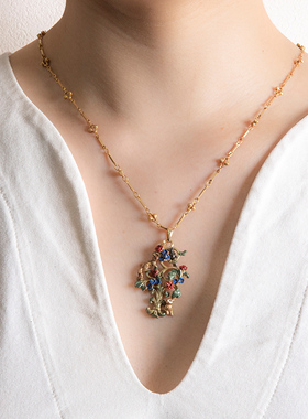 Palnartpoc罗马风秋季松鼠耳环