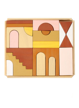 简约现代售楼处儿童区书柜摆件样板间儿童房桌面积木漫画书装饰品