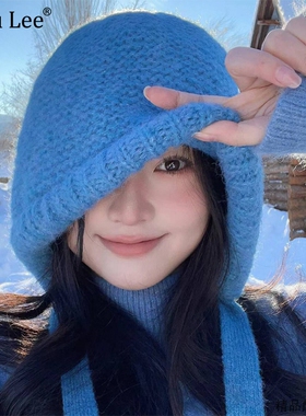 百搭女冬季素颜百搭显脸小毛线帽