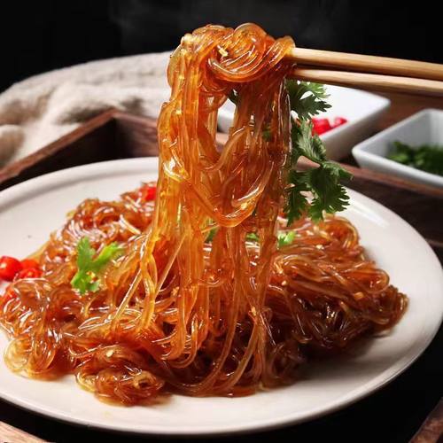 山东红薯粉条纯手工细粉5斤正宗山芋酸辣粉苕粉地瓜粉丝红薯粉 - 图1