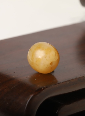 12mm正宗籽料红皮老型珠珠子