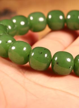 老型珠新疆和田玉籽料手串