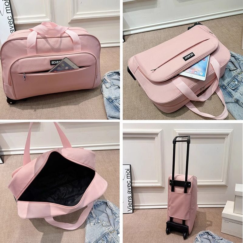 Travel storage bag with wheels