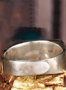 日本coss koko银埃及荷鲁斯阿奴比斯字母戒指单身潮男戒复古尾戒