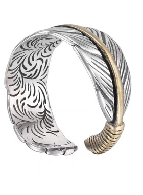 日本coss koko新款天使之羽银戒指男女嘻哈欧美个性潮流复古指环