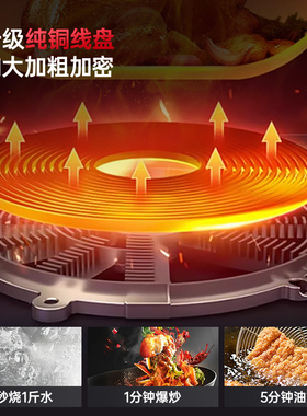 电磁炉大功率3500W家用亚德斯
