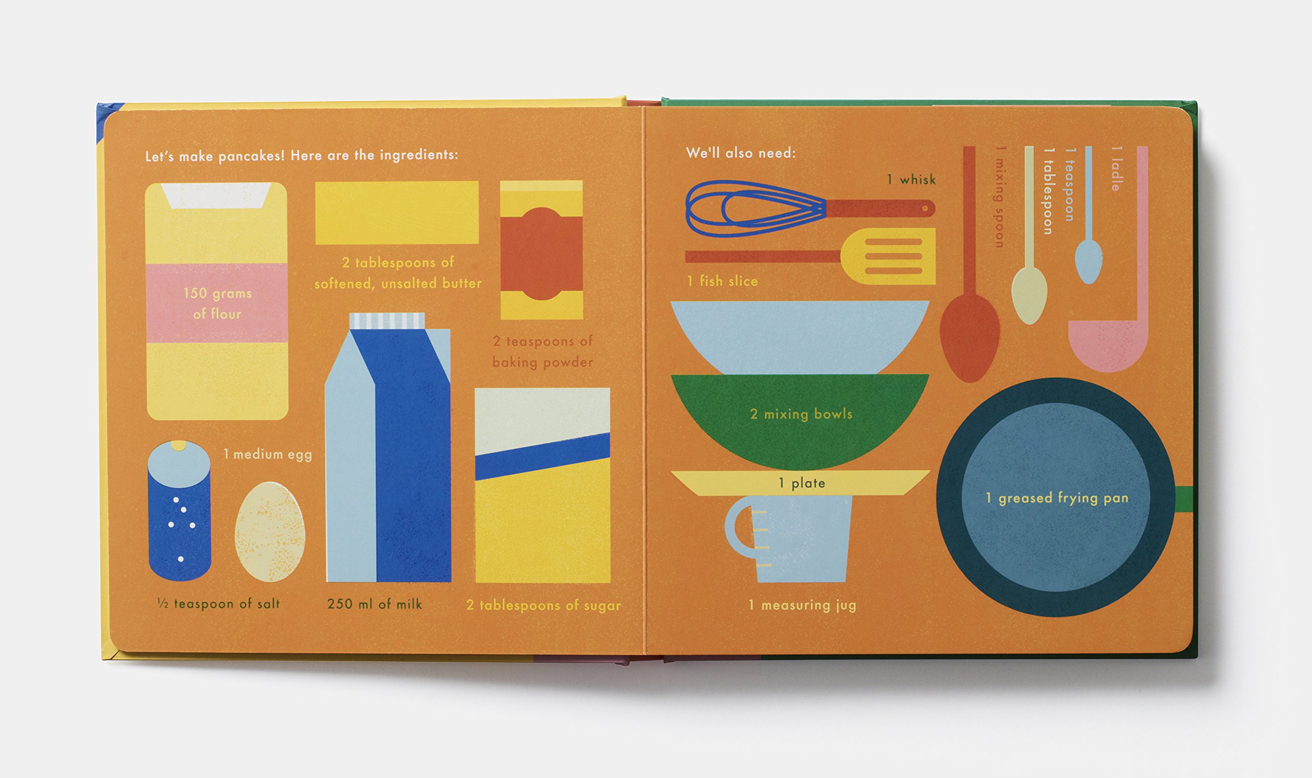 【预售】煎饼！ 【Cook In A Book】Pancakes!: An Interactive Recipe Book 英文原版图书外版进口书籍 - 图1