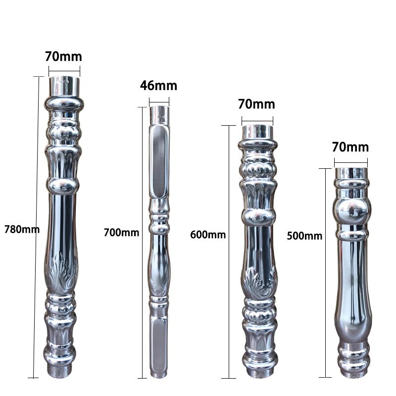 柱。304201栅栏楼梯肥仔罗不锈钢柱子阳台围栏隔离护栏s马柱立柱