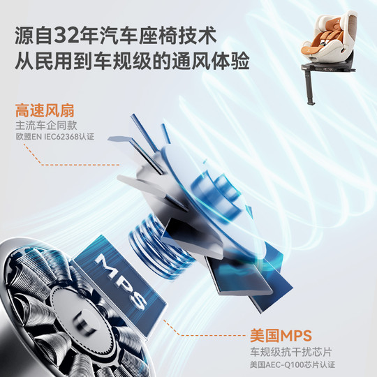 Mark Bubu Nackenbelüfteter Sicherheitssitz für 0–7 Jahre