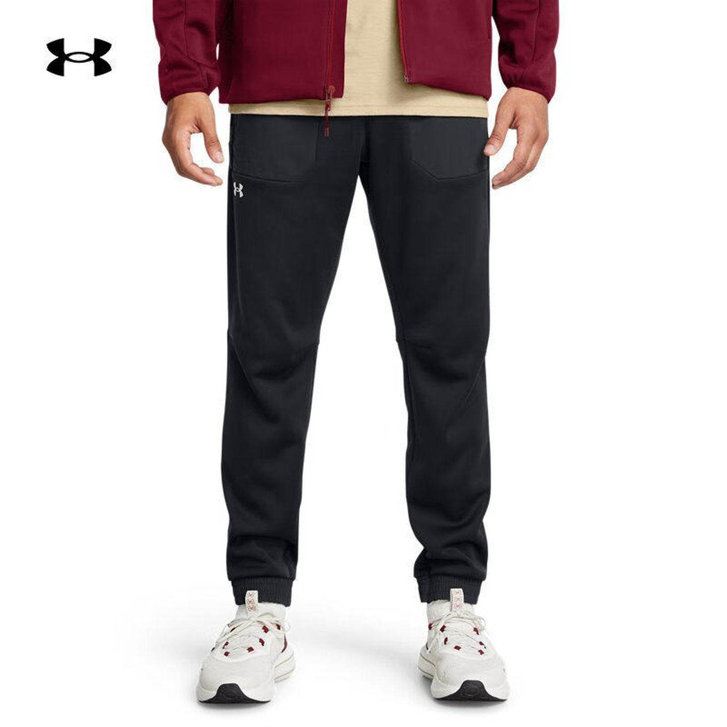 安德玛UA长裤秋冬款Essential男子加绒保暖束脚休闲运动裤1382287,淘宝优惠券,粉丝福利购,淘宝优惠卷