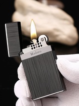Upscale Maduro Bronze sound lighter kerosene steel sound lighter wire drawing grinding wheel loud bronze lighter