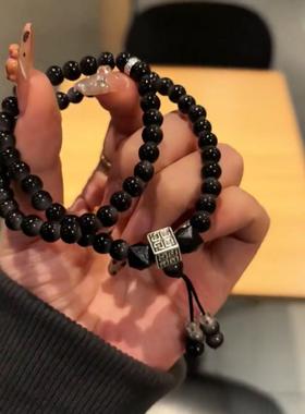 相思同款中式涂山国风双圈手链串珠古风小众高级设计印象手串