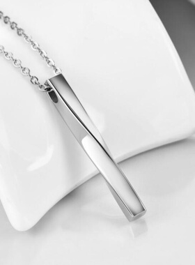 促销新品扭曲柱子配十字链条情人节情侣男士女士衣服饰品配件