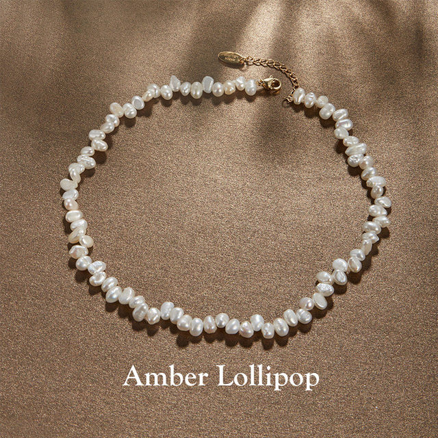 Amber Loli Freshwater Pearl Necklace