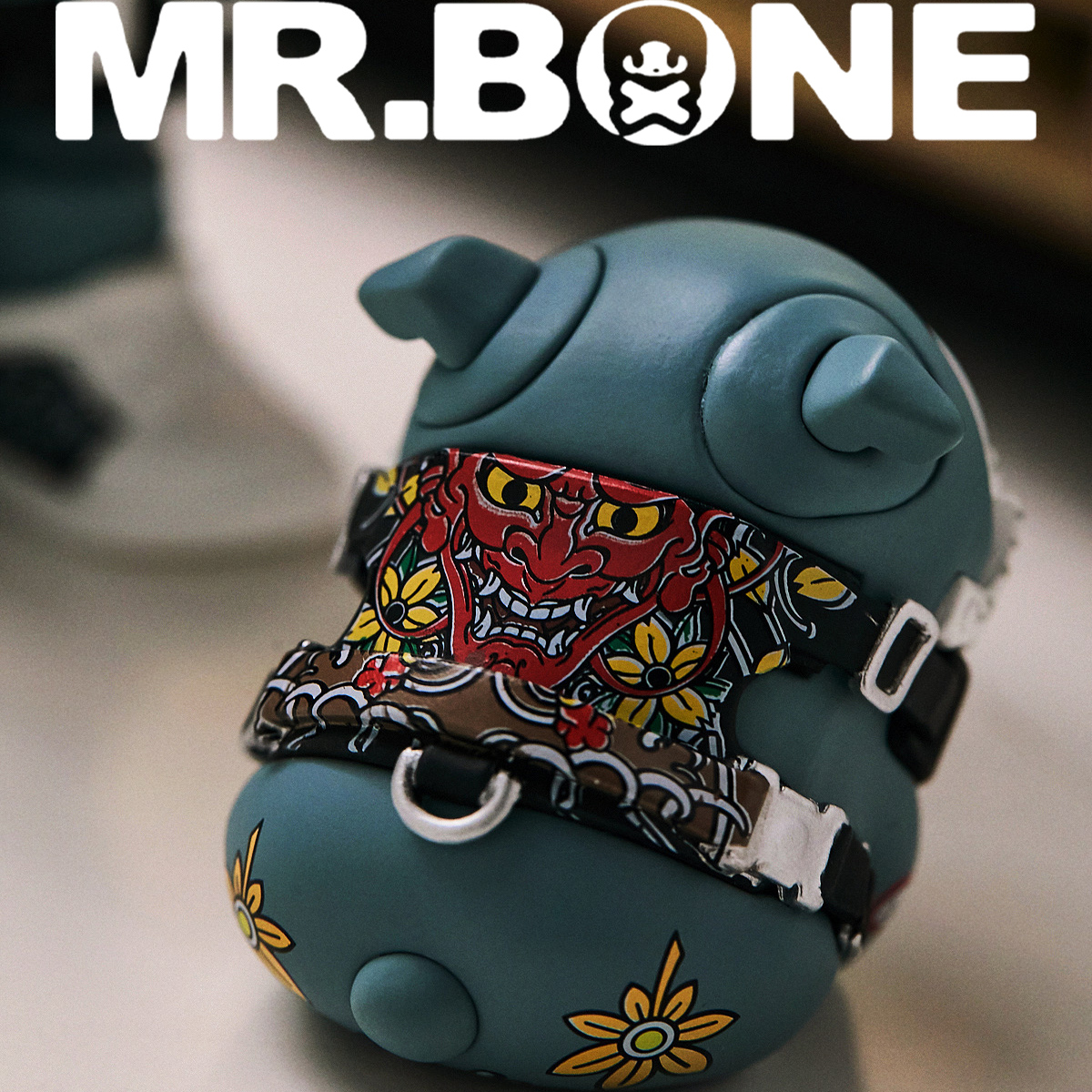 模言工社骨头先生MR.BONE YAKUZA FLASH(闪色纹身)限定潮玩手办 - 图2
