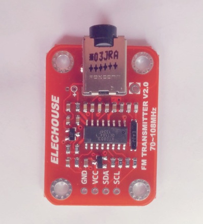 E模块收发射机电台创建FMRadioTransmitterModule。音