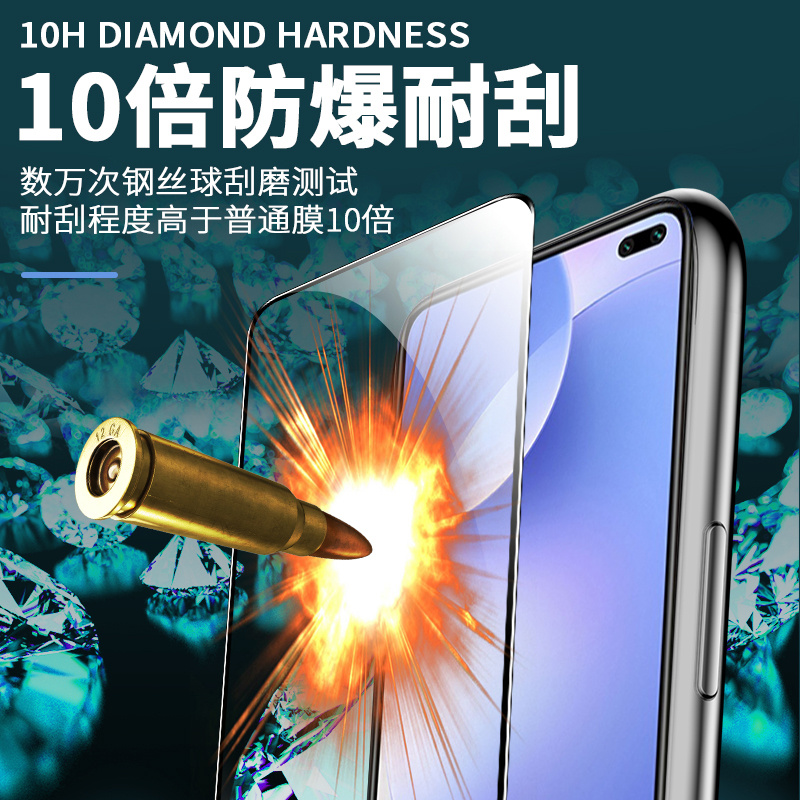 适用红米k30蓝光陶瓷膜redmik30pro手机膜redmik30s贴膜k30i屏保防摔防爆全屏红米k30极速版膜redmik30变焦版 - 图2