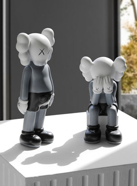 北欧创意熊摆件手办公仔客厅玄关桌面店铺家居装饰品网红礼物