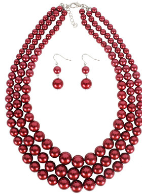 项链上新欧美大牌女生复古简约法式珍珠锁骨链necklaces ladies