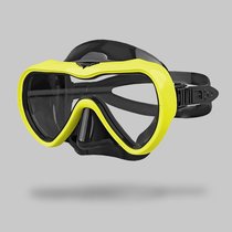 Anti-fog high-definition swimming mirror anti-choking b water protection nose diving mirror silicone floating B diving free diving mask can be matched with myopia