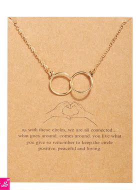 Simple clavicle chain vintage letter butterfly necklace 项链