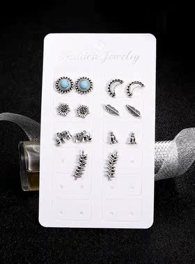Fashion vintage boho style studs earrings 波西米亚风耳钉耳环