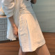 ໂສ້ງຂາສັ້ນ linen ສີຂາວສຳລັບແມ່ຍິງລະດູຮ້ອນ 2026 ໂສ້ງ ramie ວ່າງ ແລະ ກະທັດຮັດ ແອວສູງ ຝ້າຍ ແລະ ຜ້າປ່ານ ກາງເກງຂາສັ້ນ