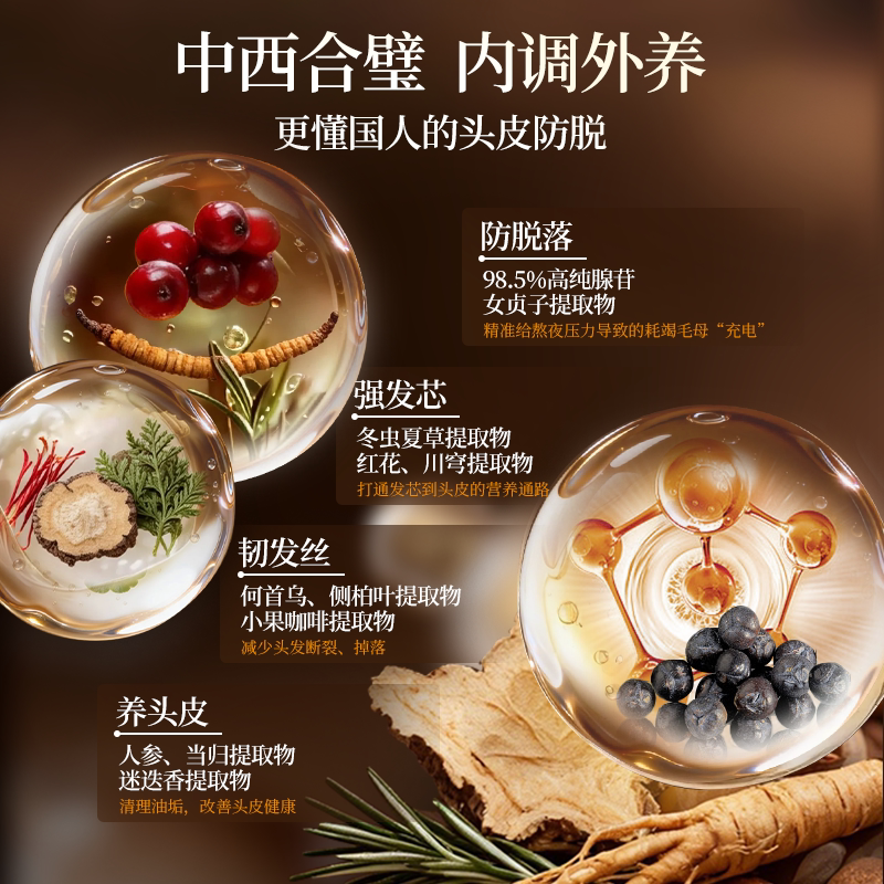 花慕兰无硅油氨基酸洗发水控油净爽调香小样去屑蓬松旅行试用装