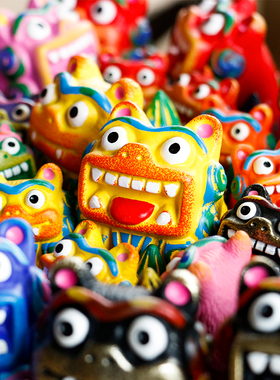 狮三百®狮方正特大号小狮子原创节日家居客厅桌面装饰摆件送礼中