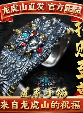 龙虎山法物道家师刀系列手镯项链吊坠耳坠耳钉好运招财护身银饰品