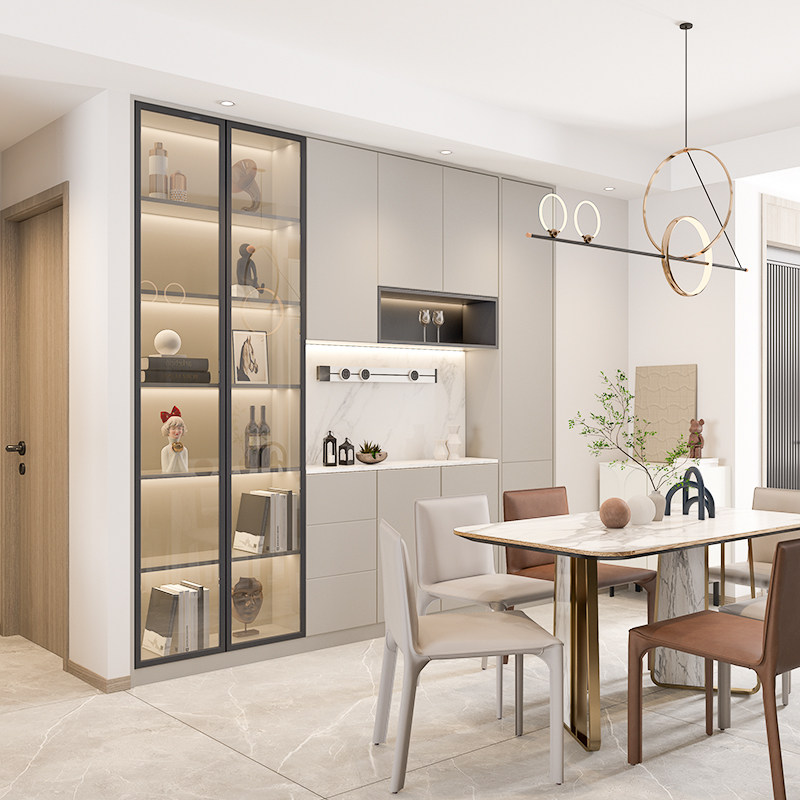 金牌衣柜全屋定制现代客厅餐边柜餐厅柜子酒柜橱柜餐柜家具组合柜,淘宝优惠券,粉丝福利购,淘宝优惠卷
