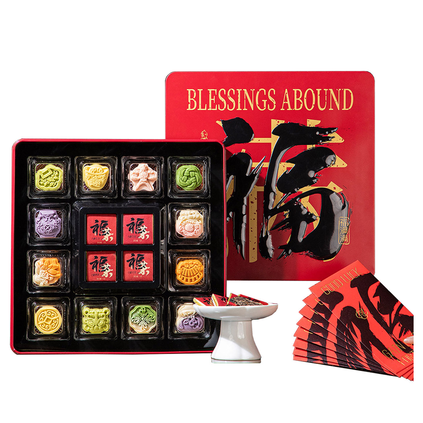 立家茶菓子新中式年货糕点心礼盒装过节送礼品过年礼物团购定制